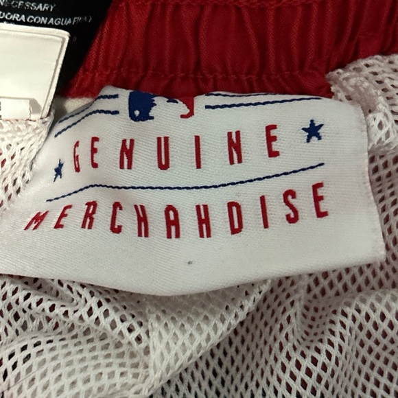 St. Louis Cardinals MLB Genuine Men’s Swim Trunks Size Medium Red/White/Blue EUC - Picture 5 of 6